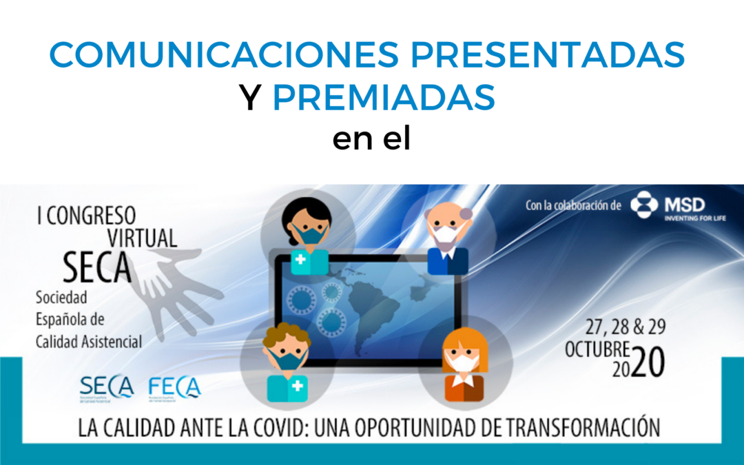 Comunicaciones presentadas y premiadas en el I Congreso virtual SECA