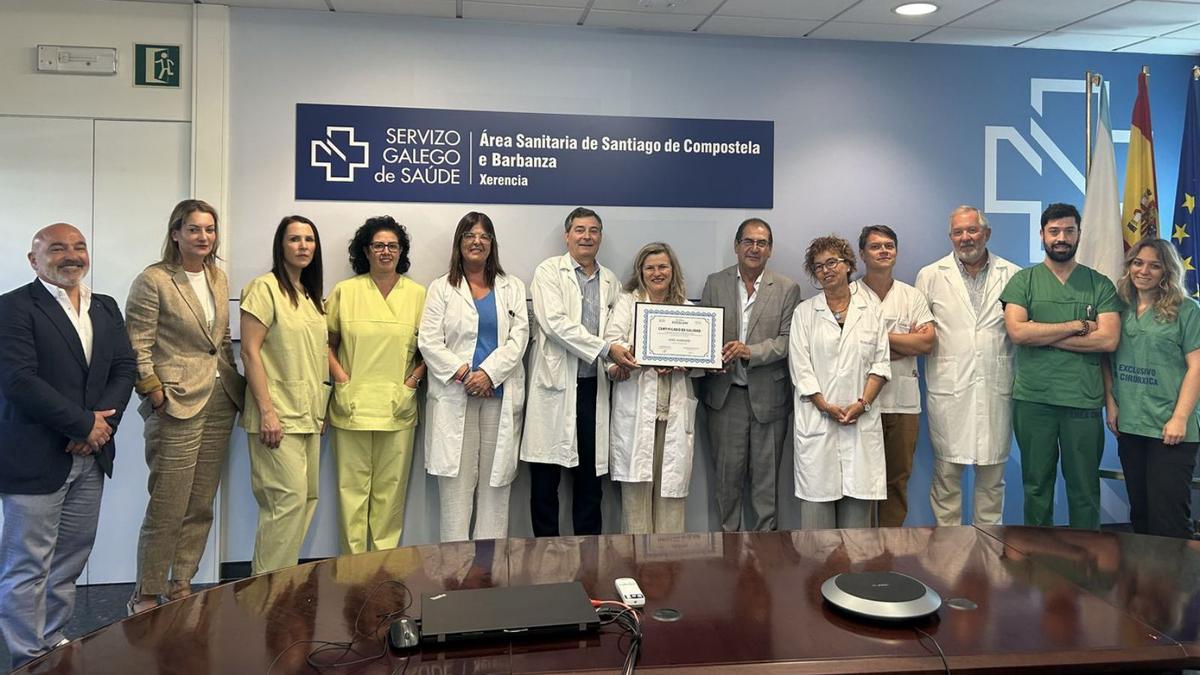 El Hospital Universitario de Santiago primer hospital español con certificado avanzado en la calidad de su atención a pacientes con esclerosis múltiple