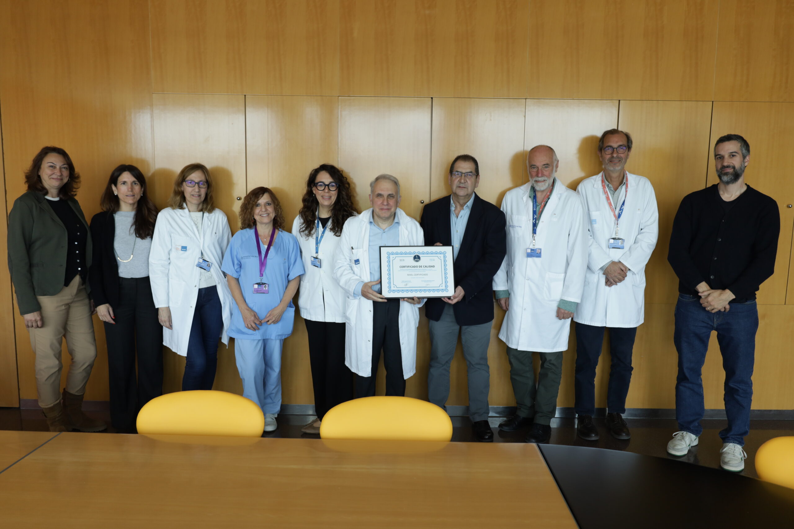 El Hospital del Mar de Barcelona recibe la certificación de la Sociedad Española de Calidad Asistencial por su atención a pacientes con espondiloartritis axial