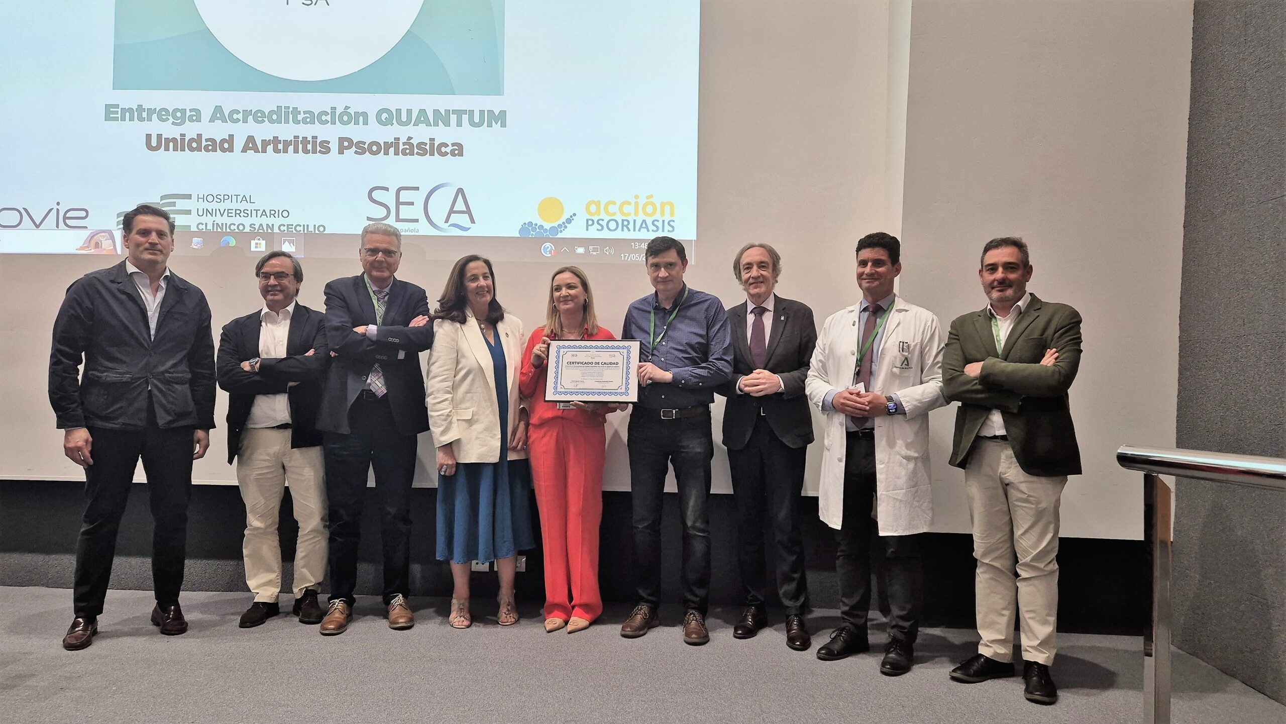 El Clínico San Cecilio certifica su excelencia en la atención multidisciplinar a pacientes con psoriasis y artritis psoriásica