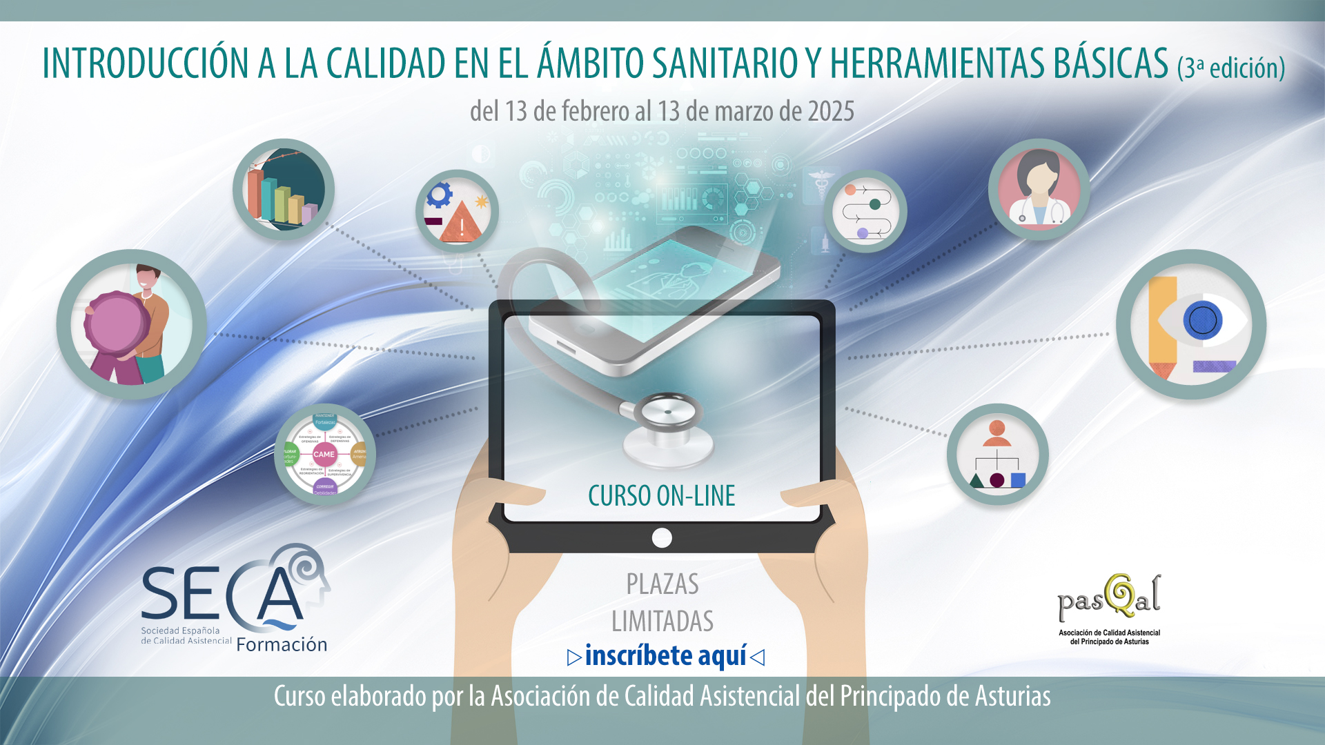 3ª edición del curso “Introducción a la Calidad en el Ámbito Sanitario y Herramientas Básicas”