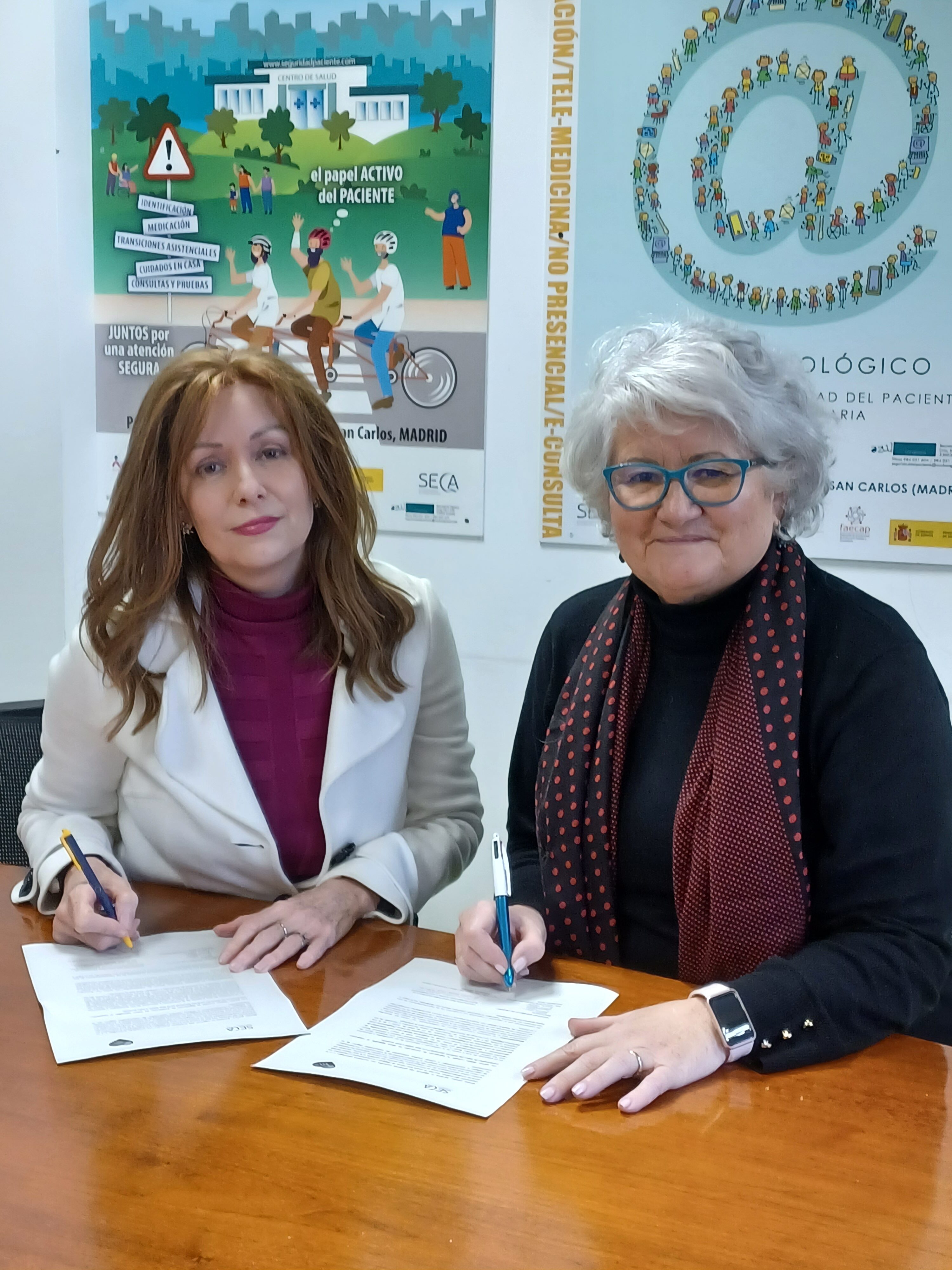 La Sociedad Española de Calidad Asistencial y la Red Sanitaria Española de Responsabilidad Social y Sostenibilidad firman un acuerdo de colaboración para impulsar iniciativas conjuntas
