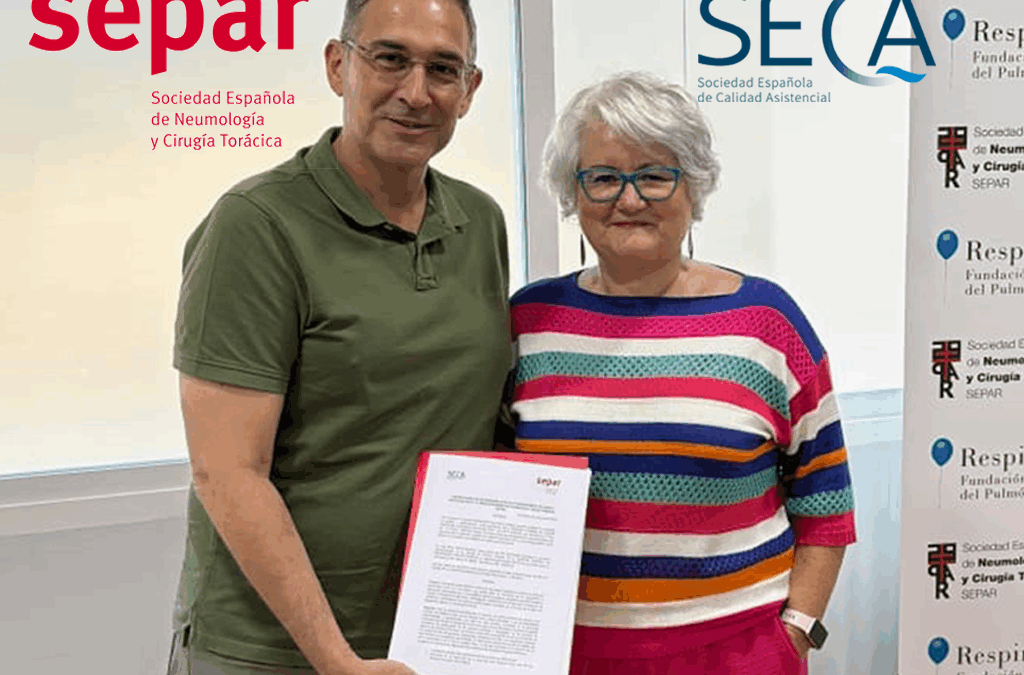 La Sociedad Española de Calidad Asistencial (SECA) y la Sociedad Española de Neumología y Cirugía Torácica (SEPAR) firman un acuerdo para promover la colaboración en calidad y salud respiratoria
