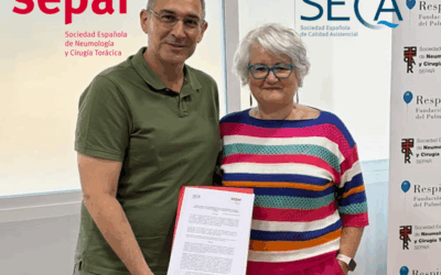 La Sociedad Española de Calidad Asistencial (SECA) y la Sociedad Española de Neumología y Cirugía Torácica (SEPAR) firman un acuerdo para promover la colaboración en calidad y salud respiratoria