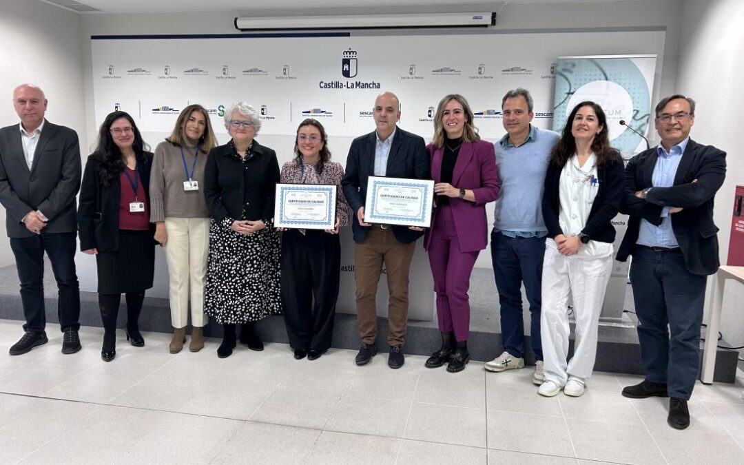 La Unidad de Artritis Psoriásica del Hospital Universitario de Toledo obtiene la certificación ‘Quantum’ por su excelencia asistencial