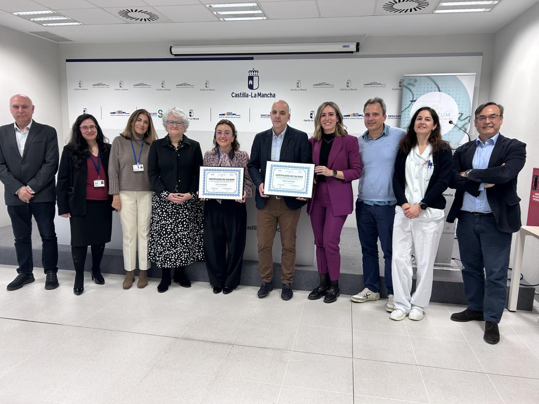 La Unidad de Artritis Psoriásica del Hospital Universitario de Toledo obtiene la certificación ‘Quantum’ por su excelencia asistencial