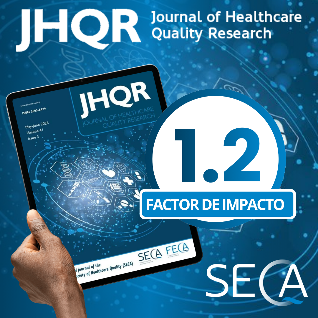 El Journal of Healthcare Quality Research eleva su factor de impacto hasta 1,2 en 2025
